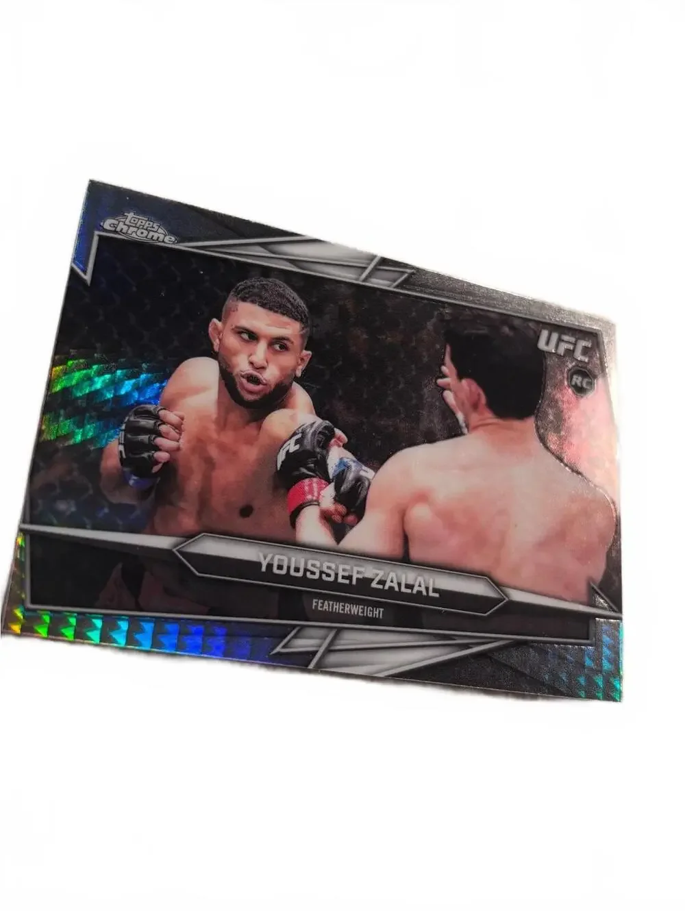 Topps Chrome UFC Youssef Zalal Featherweight Rookie Trading